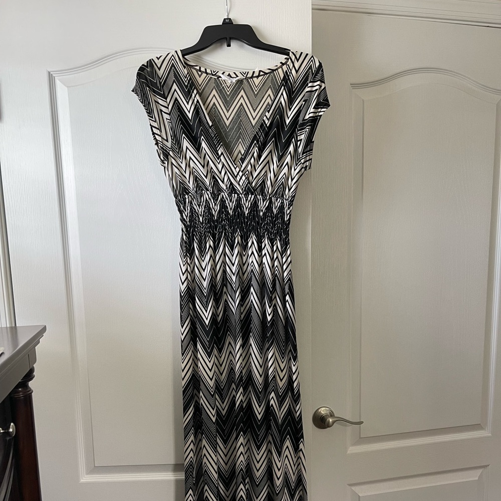 5th & Love Chevron Maxi Dress, Size M